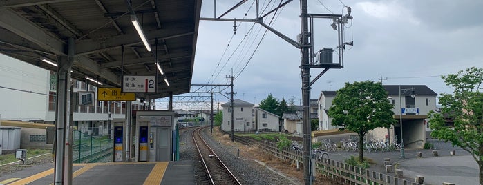 Horigome Station is one of 東武佐野線.