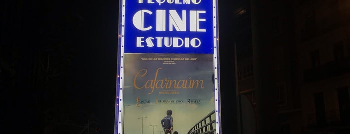 Pequeño Cine Estudio is one of Cines Madrid y cerca.
