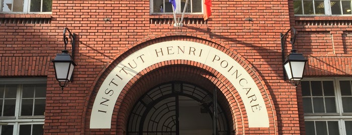 Institut Henri Poincaré is one of Lugares favoritos de Mehdi.
