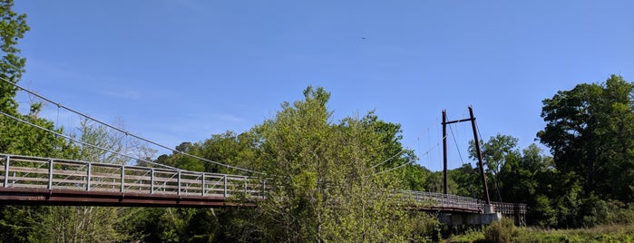 Louisburg Road (U.S. Highway 401) bridge over Neuse River and Neuse River Trail is one of Tempat yang Disukai Stacy.