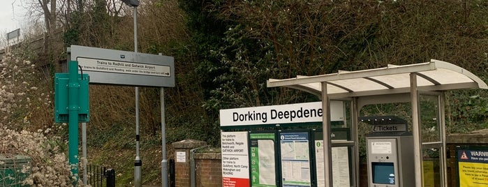 Dorking Deepdene Railway Station (DPD) is one of UK Train Stations.