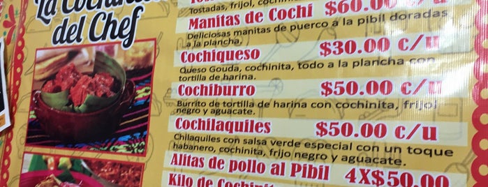 La Cochinita Del Chef is one of สถานที่ที่ Zava ถูกใจ.
