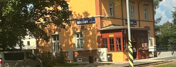 Železniční stanice Mníšek u Liberce is one of Železniční stanice ČR: M (7/14).
