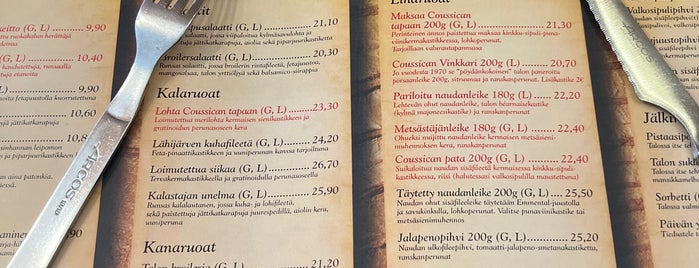Ravintola Coussicca is one of Tampere off-the-beaten-path restaurants.