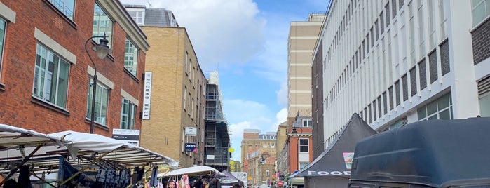 Leather Lane Market is one of to do in London.