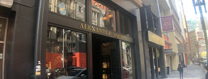 Alexander McQueen is one of San Francisco.