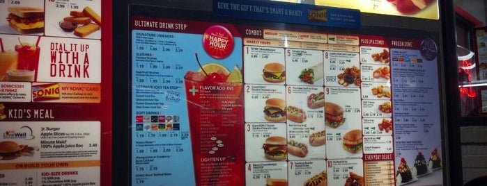 SONIC Drive In is one of Restaurants.