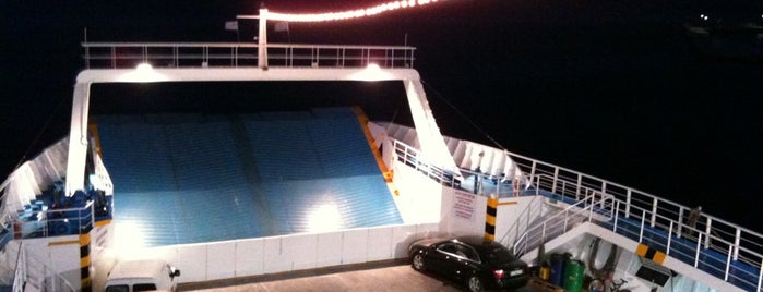 Θάσος - Κεραμωτή (Thassos - Keramoti) Ferry is one of Deniz'in Beğendiği Mekanlar.