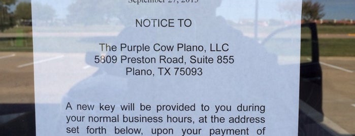 The Purple Cow is one of Shitty places to avoid.