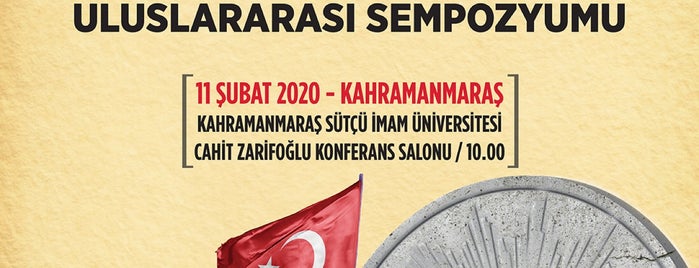 Senem Ayşe Konferans Salonu is one of Sütçü İmam Üniversitesi | Kahramanmaraş.