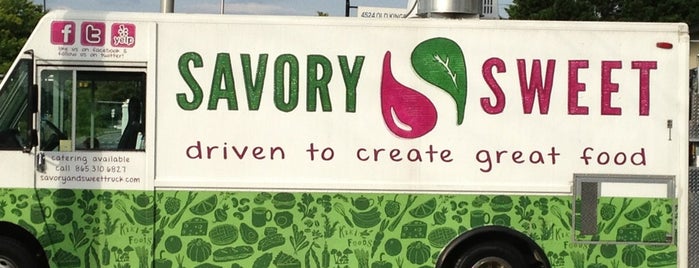 Savory and Sweet Food Truck is one of Knoxville.
