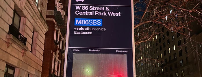 MTA Bus - Central PK W & W 86 St (M10/M86-SBS) is one of My new list by Edwin McNeil.