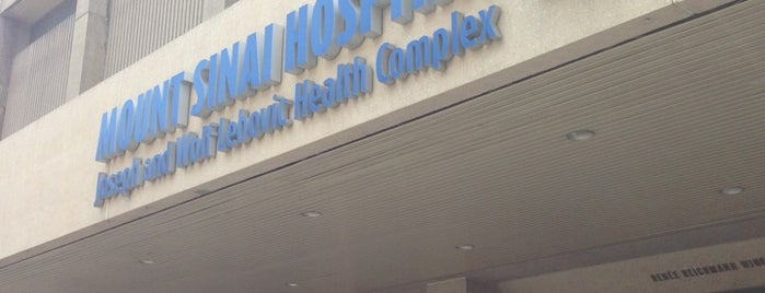 Mount Sinai Hospital is one of Ron'un Beğendiği Mekanlar.