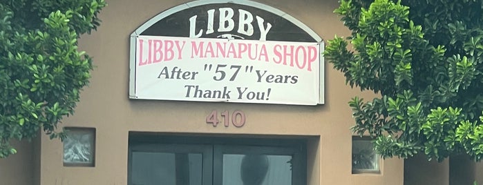 Libby Manapua Shop is one of Hawaii Dreaming.
