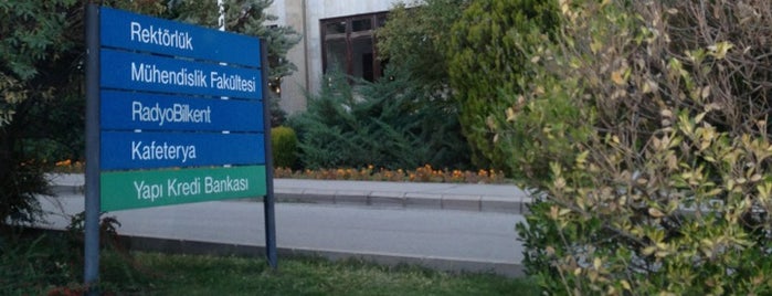 Bilkent Üniversitesi Rektörlük (EA Binası) is one of Tempat yang Disukai Atilla.