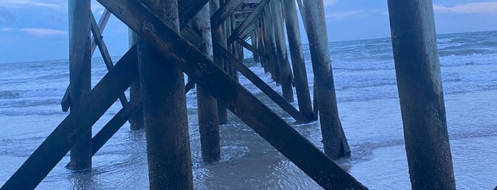 The Isle of Palms Pier is one of Surf.