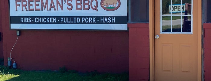 Freeman's BBQ is one of Not Really Double Blind BBQ Evaluation of Augusta.