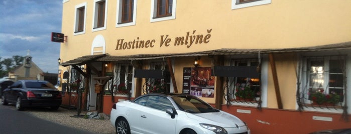 Hostinec Ve mlýně is one of Restaurace.
