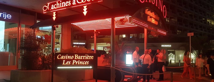 Les Princes Casino Barrière is one of Cannes.