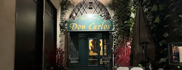 Don Carlos is one of where to.
