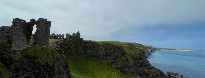 Dunluce Castle is one of Northern Ireland + Ireland.