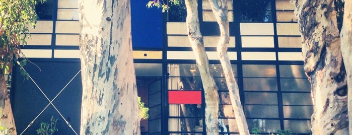 The Eames House (Case Study House #8) is one of california.