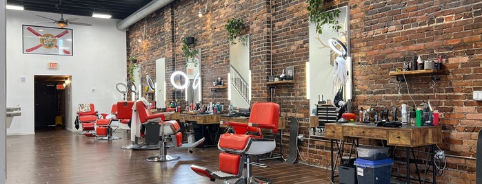 traditions barbershop is one of Orte, die Theo gefallen.