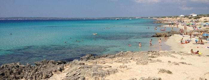 Platja de Mitjorn is one of Formentera.