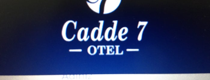 Cadde 7 Otel is one of สถานที่ที่บันทึกไว้ของ Erdi.