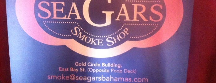 SeaGars Cigars and Hookah Smoke Shop is one of Bahams.