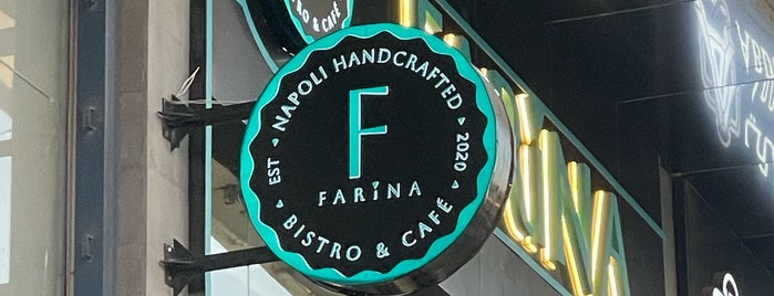 Farina Bakery, Pizzeria & Cafe is one of New places.