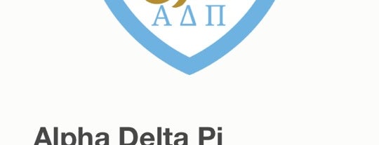 Alpha Delta Pi is one of Orte, die Joshua gefallen.