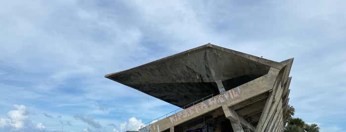 Miami Marine Stadium is one of Art Basel.