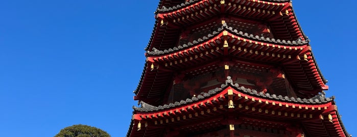 Octagonal Five-Storied Pagoda is one of 神奈川.