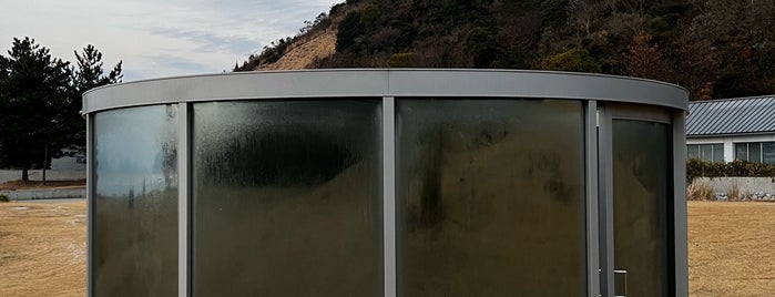 Cylinder Bisected by Plane is one of Art on Naoshima.