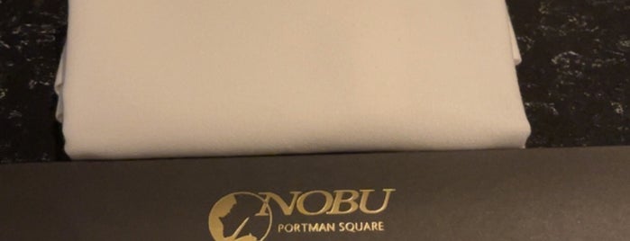 Nobu is one of Best of London.