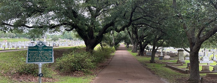 Natchez City Cemetery is one of Natchez must see's.