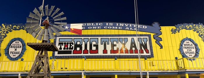 The Big Texan Steak Ranch is one of Dallas, Texas.