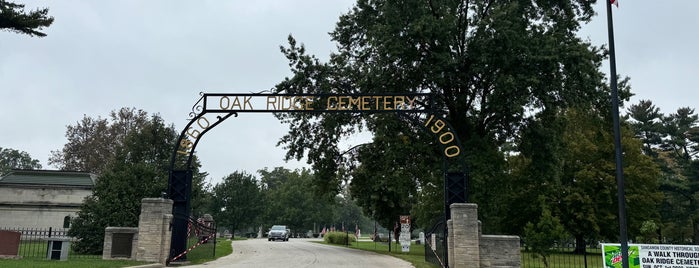 Oak Ridge Cemetery is one of Presidential Sites.