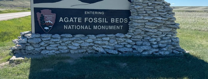 Agate Fossil Beds National Monument is one of National Monuments and Memorials.