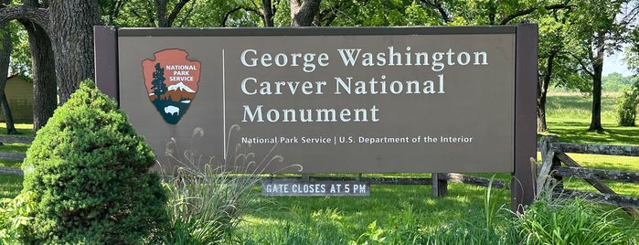 George Washington Carver National Monument is one of MO.