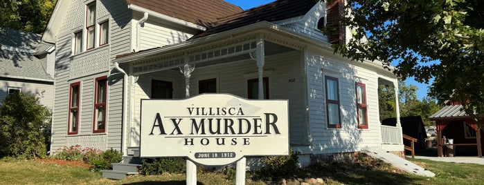 Villisca Ax Murder House is one of Ye Olde Roadside Attractions.