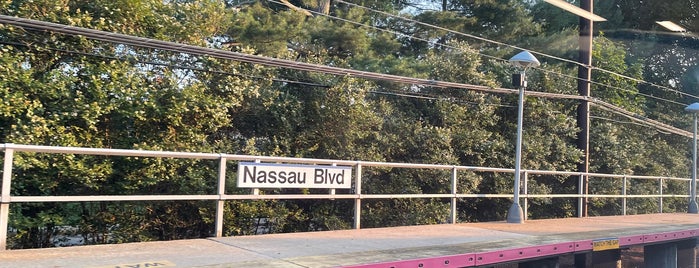 LIRR - Nassau Blvd Station is one of my places.