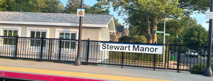 LIRR - Stewart Manor Station is one of MTA Arts for Transit.