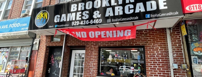 Brooklyn Games & Arcade is one of NYC Transit Area To Do.