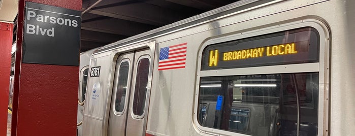MTA Subway - Parsons Blvd (F) is one of NYC Subways B/D/F/M.