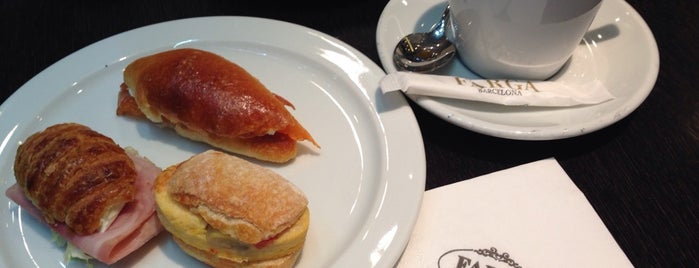 Farga is one of Breakfast and nice cafes in Barcelona.