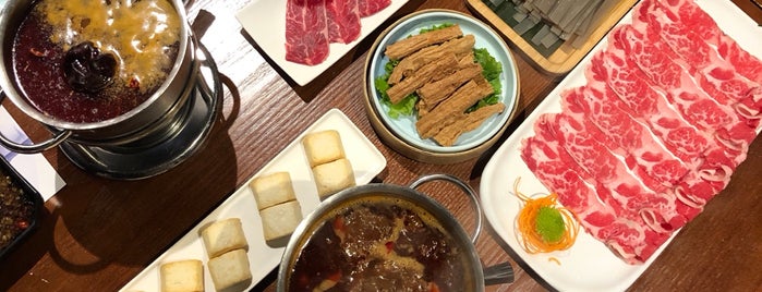 御上火锅 Yu Shang Hot Pot is one of 맛있는 외국음식 part.2.