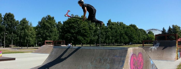 Lauluväljaku Skatepark is one of Simple Session recommends.