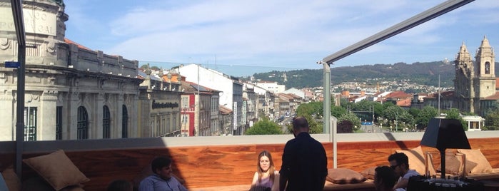 LAPA Terrace is one of Braga by night.